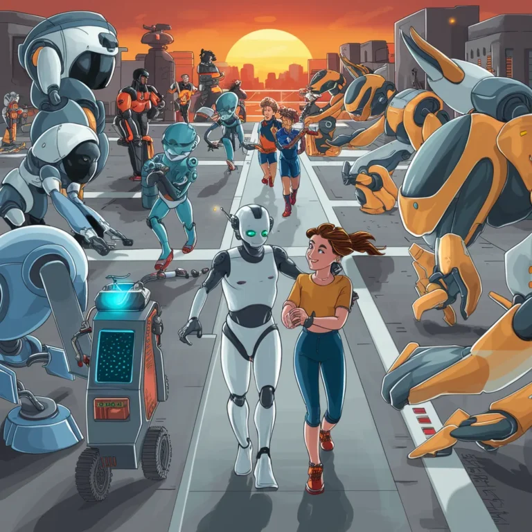 ponas robotas