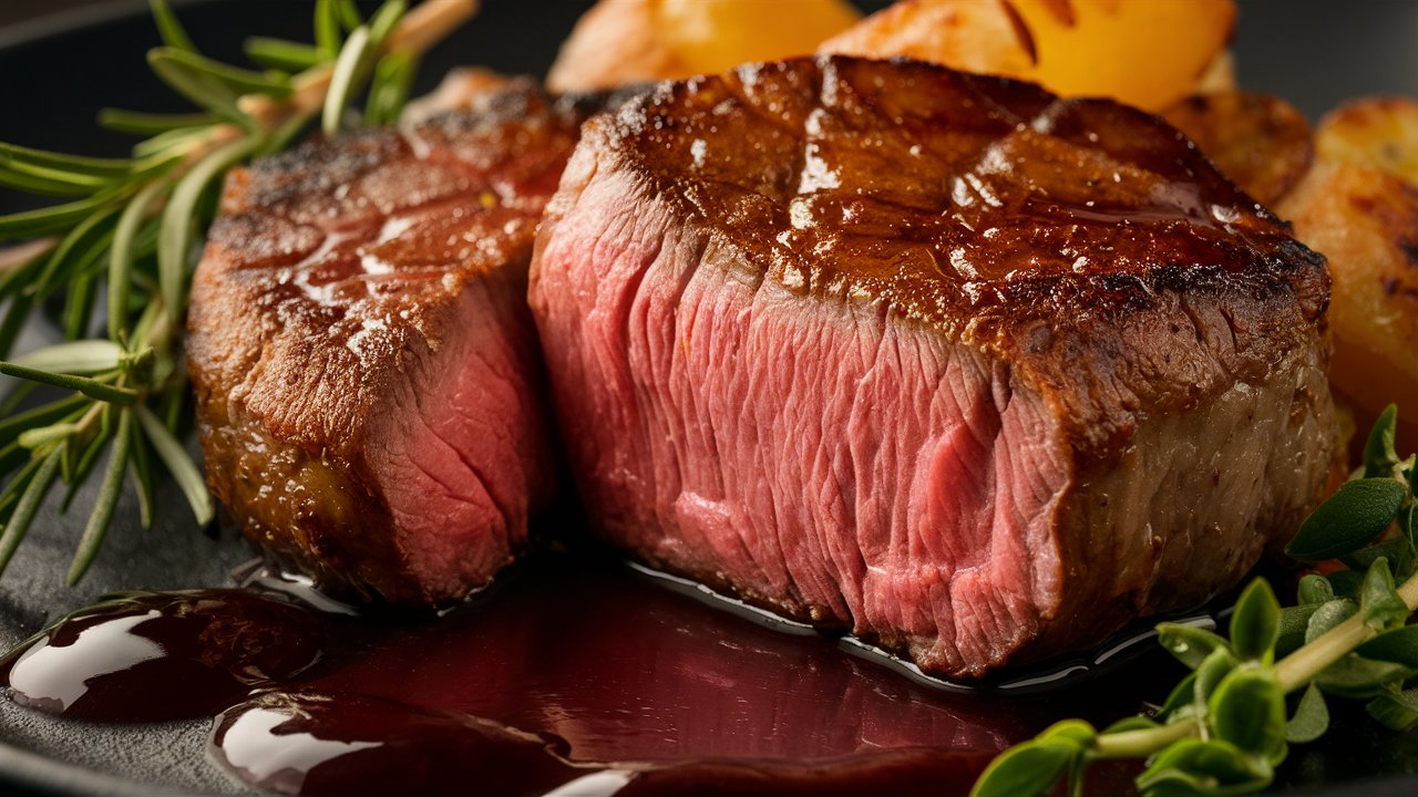 medium rare steak